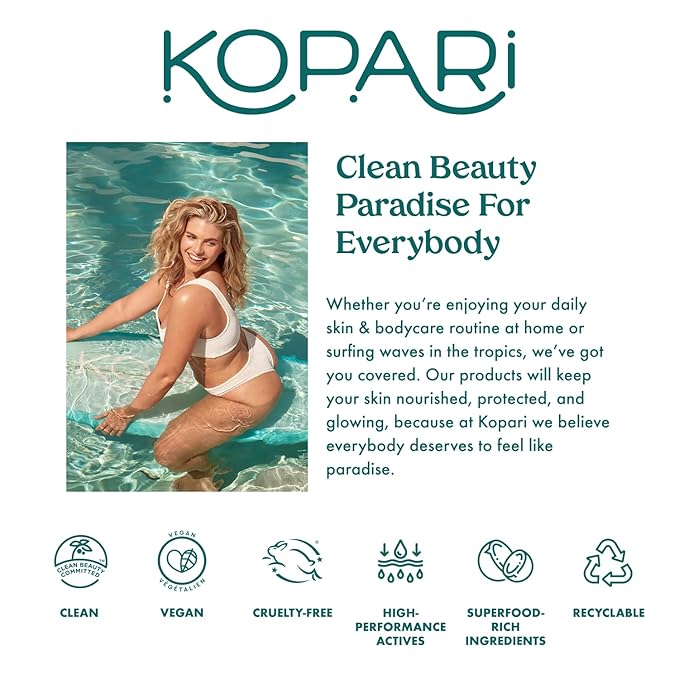 Kopari Hair & Body Mist Kaanapali Coast, Long-Lasting Clean Creamy Coconut Scent, Blend of Sweet Coconut Milk and Vanilla, Hints of Warm Spice, 4 oz
