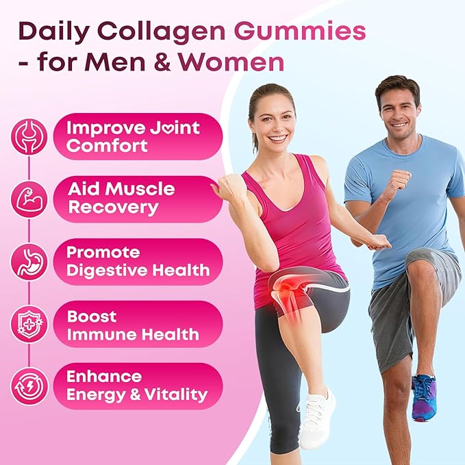 Vazatisi Collagen Peptides Gummies with Biotin & Vitamin C, Sugar Free Hydrolyzed Multi Collagen Type I II III V X for Women & Men, Supports Skin Hair Nails Digestive & Immune Health, 180 Count