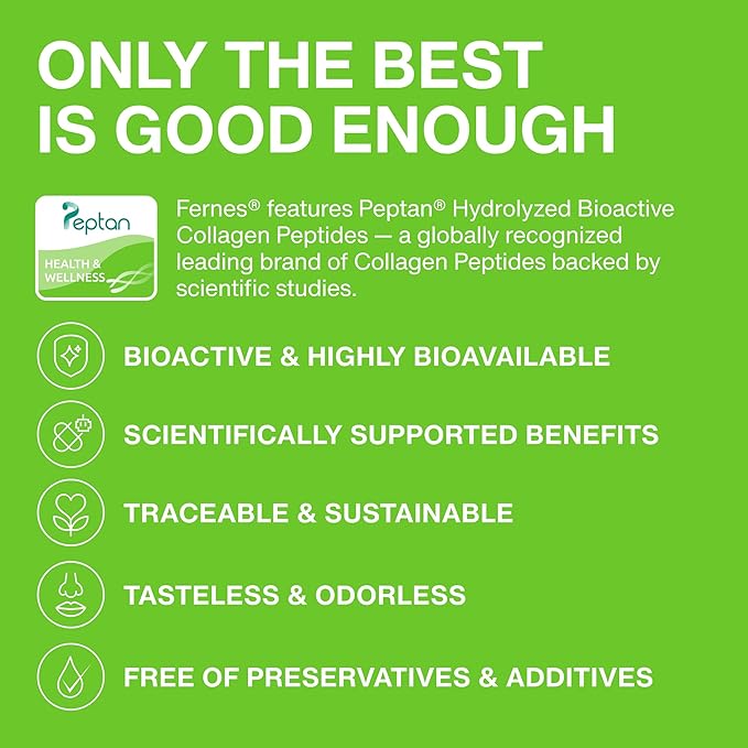 Hydrolyzed Collagen Peptides Supplement for Women & Men - Joint, Hair, Skin & Nails Support - Grass Fed Type I & III - Keto, Paleo - 28 Servings, 9.88 oz, Unflavored Powder