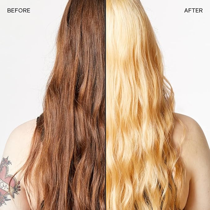 Overtone The Bleach 30 Volume Hair Lightening System: At-Home Bleach Kit for Blonde & Light Base, Deep Lift Up to 7 Levels, Vegan & Cruelty-Free with Toning Pigment & Hydrating Formula ,9 oz