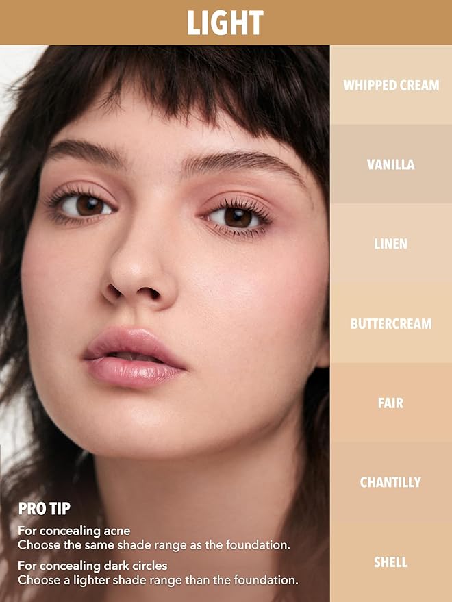 SHEGLAM 12HR Full Coverage Concealer Matte Finish Concealer Stick for Under Eye and Dark Circles - Chantilly