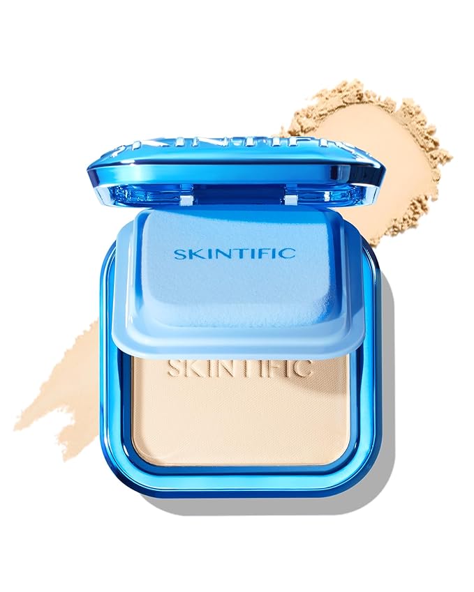 Ultra Cover Powder Foundation, Full Coverage Matte Finish, One-Swipe Flawless Pressed Powder with Oil Control, Lightweight & Long-Lasting, Pore-Blurring for Oily Skin (00 Porcelain)