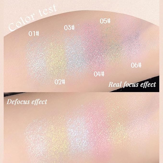 Pearl White Silver Shimmer Glitter Sparkling Monochrome Eyeshadow Palette,Metallic Single Eye Shadow for Older Women,Long Lasting Naturing-Looking Eye Makeup