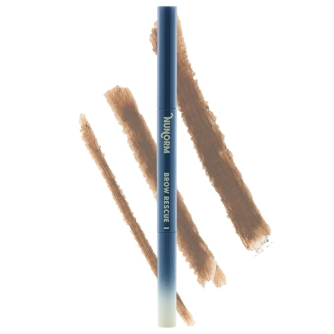 Brow Rescue Eyebrow Brush & Pencil for Men - Shape, Define & Fill In - Brow, Beard & Sideburn Filler Pen - Long-Lasting Formula (Coyotes)