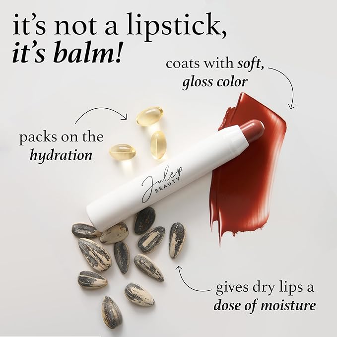 Julep It's Balm Tint of Color Lip Balm - Sweet Sangria | Hydrating Lip Color with Vitamin E Core | Natural Gloss Finish | Vegan & Cruelty-Free