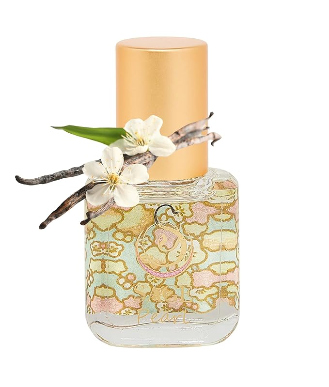 The Sage Lifestyle Pearl Roll On, Oil, Extract, Vanilla Perfume, Sandalwood, Vanilla Musk, Perfume for Women, Long Lasting, Clean, Soft Skin Fragrance, Artisan, Gourmand, 1/4 oz, Travel Size Parfum