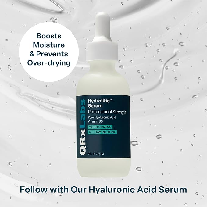 QRxLabs Pore Toner Pads for Exfoliation - Salicylic Acid and Niacinamide in a Witch Hazel Solution - Helps Reduce the Look of Enlarged Pores