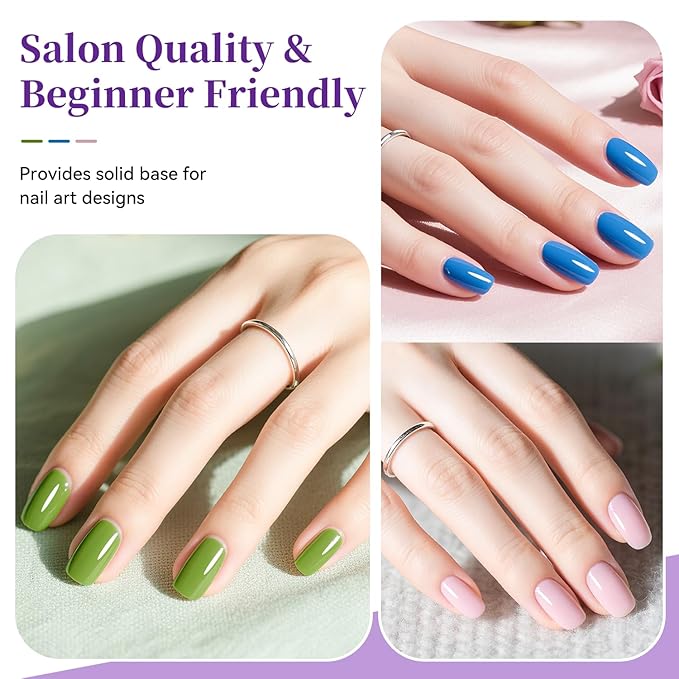 OpenLive 16.5ml Base Coat Nail Polish, Quick Dry Large Volume Base Coat, Color Lock Strengthen Nails for Women Salon DIY Nail Art