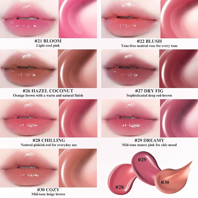 BBIA Glow Tint – Lip Plumping Volumizing Glossy & Glowy Lip Stain Naturally Moisturizing Comfortable Texture Lightweight Long-Lasting Vivid Color Non-Sticky Korean Makeup (05 VIN CHAUD, Pack of 1)