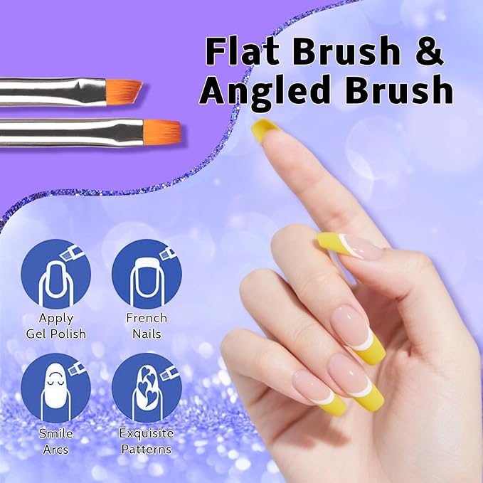 Karroy Christmas Gel Polish, 9 Colors Ombre Patting Gel Nail Polish Palette, 100 Sponges 6 Brushes 1Grabber, Blending Color Gradient Painting Nails Art, No Wipe, UV/LED Cured (Set 06)