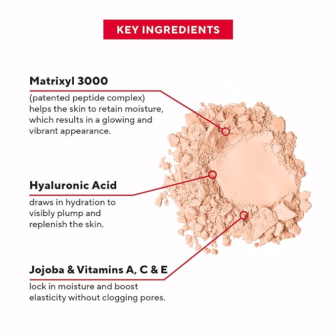 MIRABELLA - Pure Press Foundation, HD-Finish Pressed Powder, Buildable Mineral Pressed Powder Compact with Nourishing Jojoba, Age-Defying Makeup for All Skin Types, Original Medium/Dark IV