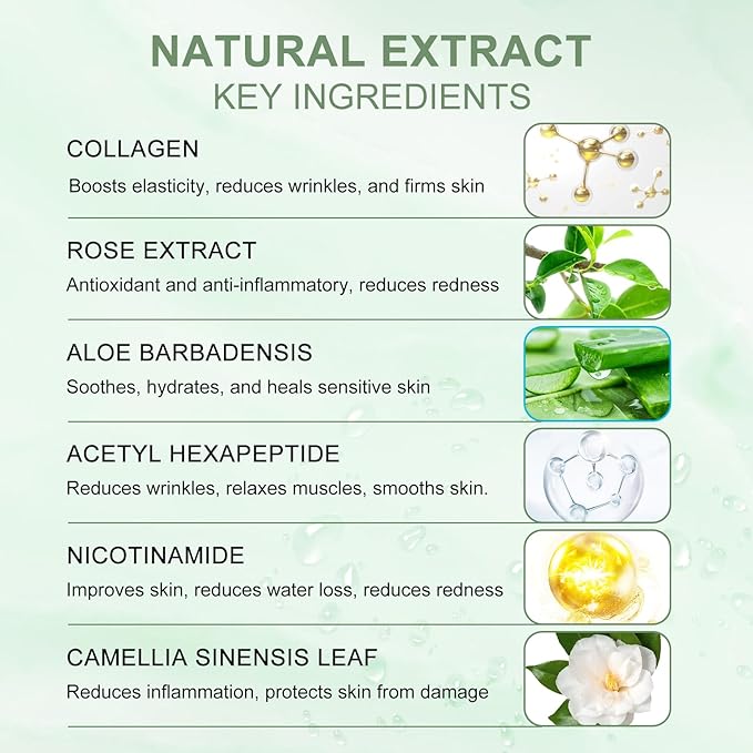 LAVONE Eye Mask - 30 Pairs Green Tea Eye Patches Skin Care Products for Dark Circles and Puffiness, Reduce Wrinkles and Fine Lines, Eye Patches for Women and Man,with Hair Clips