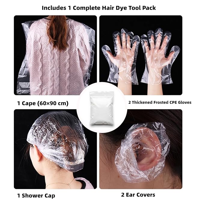 Coralys 8 PCS Hair Highlighting Kit, Balayage Boards with Teeth and Hair Dye Brush, Hair Bleach & Color Tools Set with Gloves, Ear Covers, Cape, and Shawl, Professional Highlight Kit for Salon