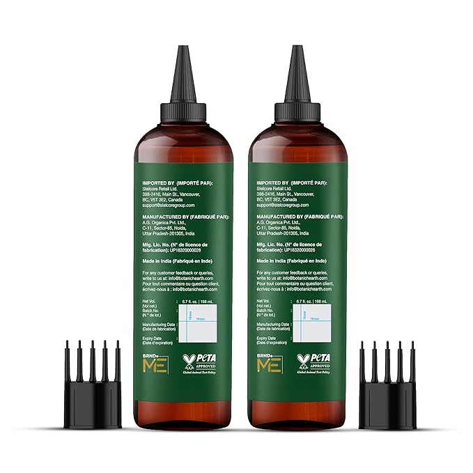 Botanic Hearth Hair Oil for Hair Growth & Hair Relaxer | Strengthening Dry, Frizzy, Damaged Hair & Scalp Treatment | Tea Tree Hair Oil – 6.7 Fl Oz (2 Pack)