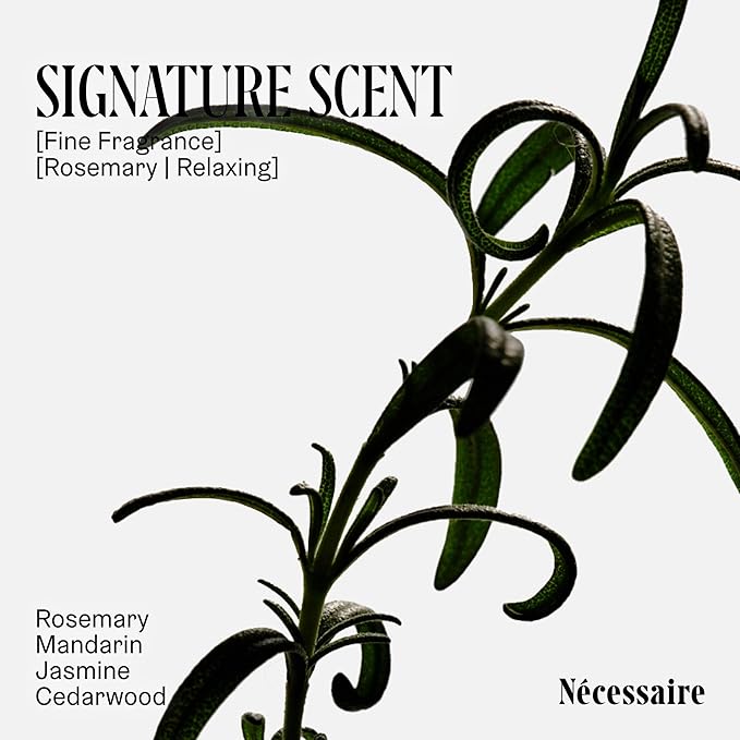 Nécessaire Rosemary Shampoo With Pump | Multi-Protein Strengthening Shampoo For Thinning Hair. For Women + Men. Good For All Hair Types/Textures. Color-Safe. 500 ml / 16.9 oz