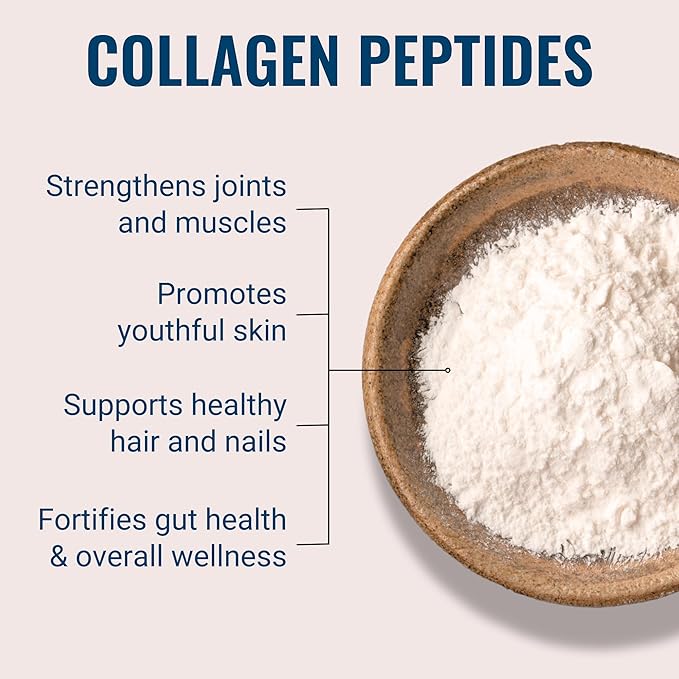 Live Conscious Collagen Peptides Powder - Naturally-Sourced Hydrolyzed Collagen Powder - Hair, Skin, Nail, and Joint Support - Type I & III Grass-Fed Collagen Supplements for Women and Men - 16oz