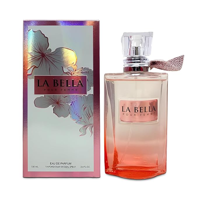 A CENTER Perfum Combo Set for Women - Floral Fragrance with Jasmine, Rose & Lily of the Valley | 3.4 Fl Oz Each Women Cologne Gift Set (La Bella/La Bella Diamonds/Bella De Paris EXT)