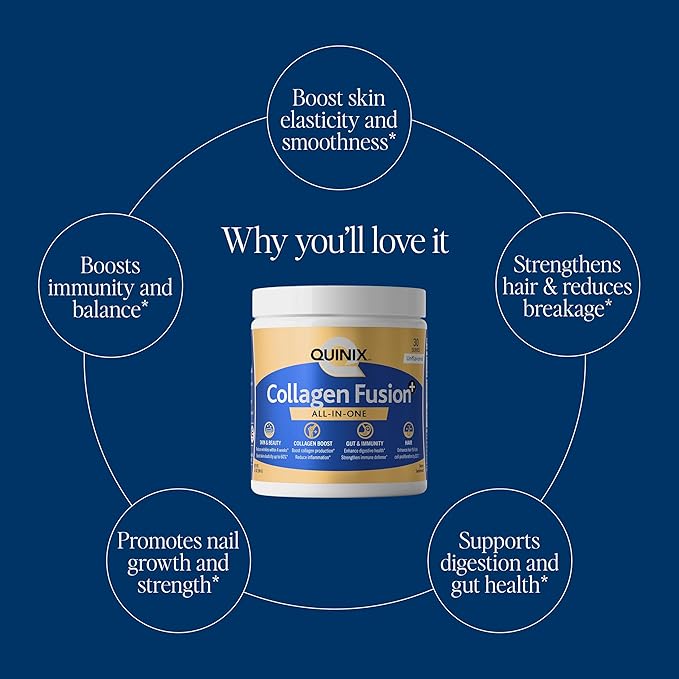 Smooth Skin, Hair, Nails, Joint & Gut Support | Collagen Fusion+ 7-in-1 Powder with VERISOL® Peptides, ImmunoLin® IgG, Dermaval®, PureWay-C®, Hyaluronic Acid & Probiotics | Unflavored 30 Servings