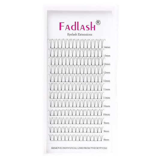 Volume Lash Extensions 3D to 20D Premade Fans Eyelash Extensions Pointy Base Premade Lash Extensions Fans 0.05 0.07 0.10 8-20mm Available Premade Lash Fans Thin Base (3D-0.10-D, 8-14)