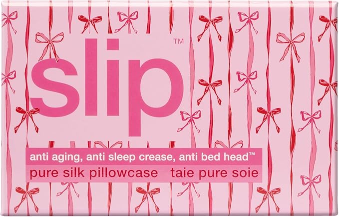 slip Queen Silk Pillowcase – Strawberry Cupcake Limited Edition with Piping – Anti-Frizz, Anti-Crease, Anti-BedHead – 100% Pure Mulberry Silk