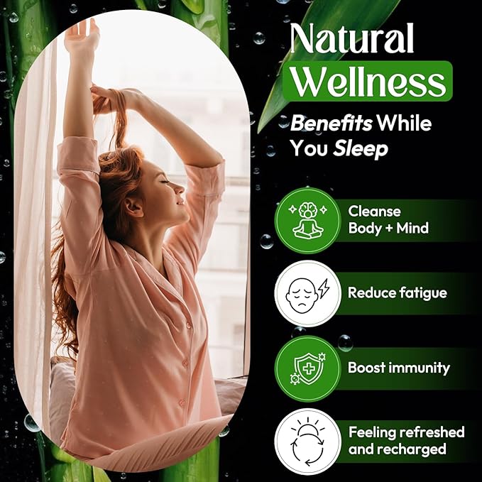 Foot Pads Patches for Deep Cleansing: Bamboo Wood Vinegar Ginger Feet Pads, 14 Packs