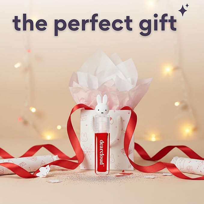 dearcloud Miffy Lip Serum Jelly - Dear Bun Tinted Gloss for Hydration & Shine (Dear Bun)