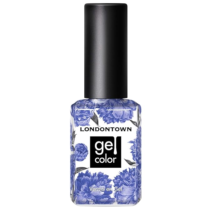 LONDONTOWN UV/LED Gel Nail Polish - Long Lasting, Chip Resistant High Shine Color - Glossy Bold Purple, Uptown, 12ml/.40fl oz
