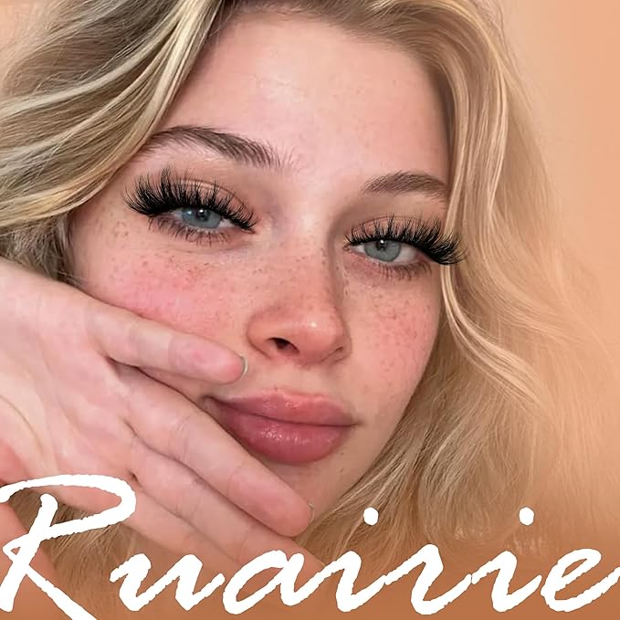 Ruairie Lash Clusters Wispy Eyelash Clusters Eyelash Extension 200D Volume Cluster Lashes 8-16MM Individual Lashes Extensions 216pcs Thick D-Curly Eye Lash Cluster