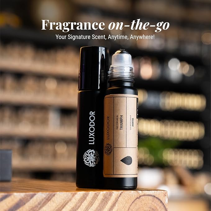 Luxodor TRIUMPH, Impression of Aventus, Men Perfume Oil long lasting, Alcohol Free, Fragrance Oil for Body, 10ml Roll On