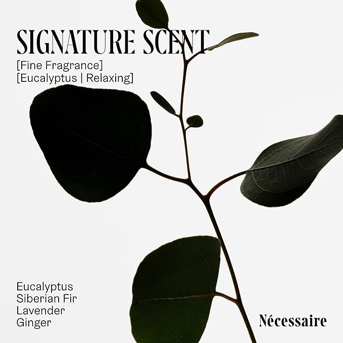 Nécessaire The Body Lotion Eucalyptus – Multi-Peptide - Firming Body Lotion for Women + Men. 2.5% Niacinamide. Non-Comedogenic Lotion for Sensitive Skin – 450ml/15.2 fl oz