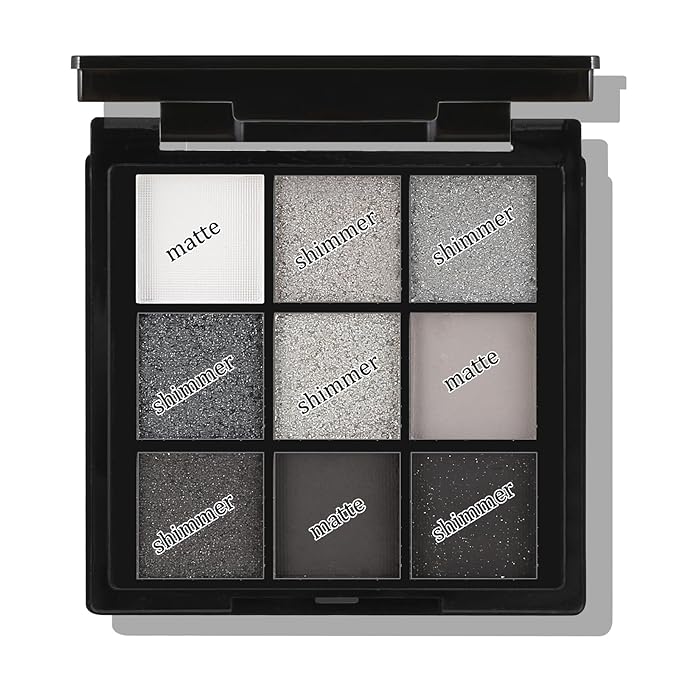 Boobeen 9 Colors Eyeshadow Palette - Matte and Shimmer Makeup, Highly Pigmented Creamy Eye Shadow Powder, Create a Neutral Eye Look, Long Wearing，Easy to Build Dramatic Glamour Looks