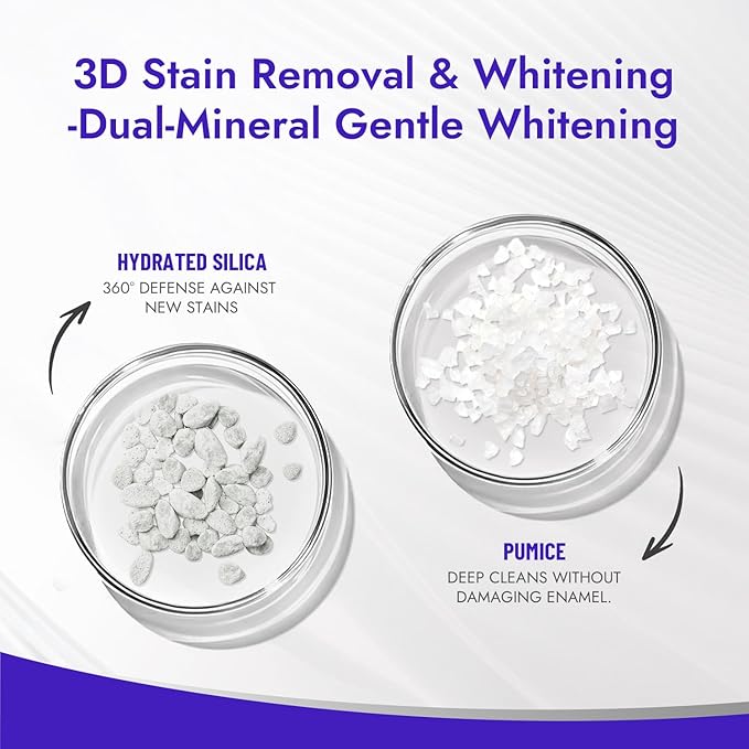 VEbanlER Stain-Targeting Teeth Whitening Toothpaste,Natural Deep Remover Stain, Plaque&Bad Breath,3D White with Charcoal,Fluoride Free,Non Toxic,for Adults, Kids and Sensitive Teeth.3.57oz.