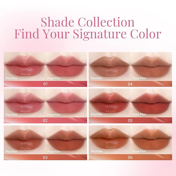 CARSLAN Stay Locked Lip Tint, Quick-Dry Long Lasting Transfer Proof Matte Lip Stain, Moisturizing Glow-Boosting Lightweight Lipstick (03)