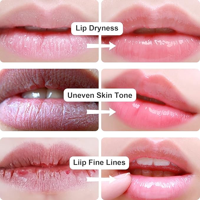 Permotary 30 PCS Moisturizing Collagen Lip Mask Crystal Mouth Care Pads Mask for Moisturizing & Reducing Chapped, Smoothing Fine Lines Lip Patches with Moisture Essence for Valentines Day Gifts