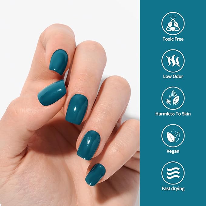 VENALISA Green Gel Nail Polish 1 Pcs 12ml Dark Green Color Gel Polish Soak Off UV Salon Manicure DIY at Home Nail Art For Girls Women