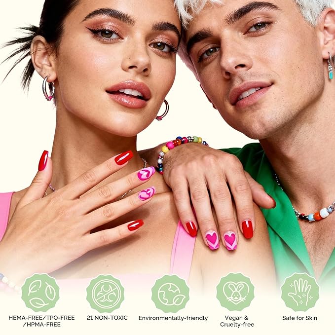 MelodySusie Highly Pigmented Gel Nail Polish, 0.56 Fl Oz Soak Off UV LED Orange Gel Polish, Plant-Based Formula, 16.5ml Tilt-and-Stand Bottle, TPO & HEMA Free, Gift for Nail Art at Home & Salon