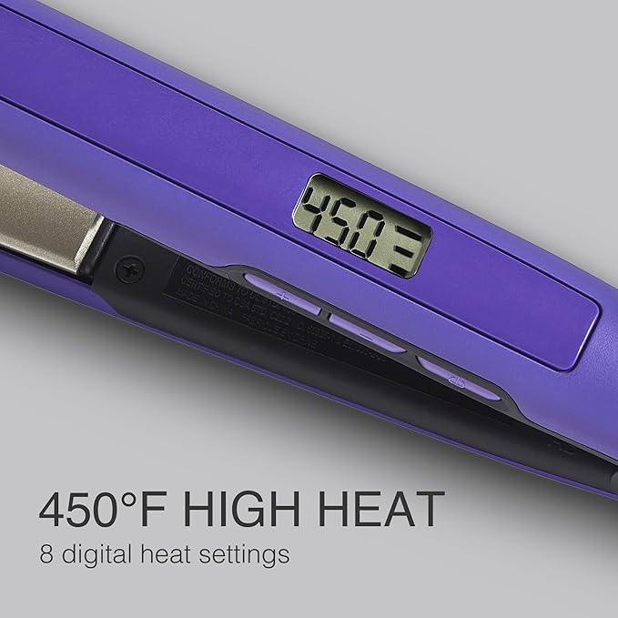 Remington 1" Flat Iron, Hair Straightener with Anti-Static Technology, 30-Second Heat Up & 60 Minute Auto Shut-Off, 30% Longer Ceramic Floating Plates, Titanium + Ceramic Coating