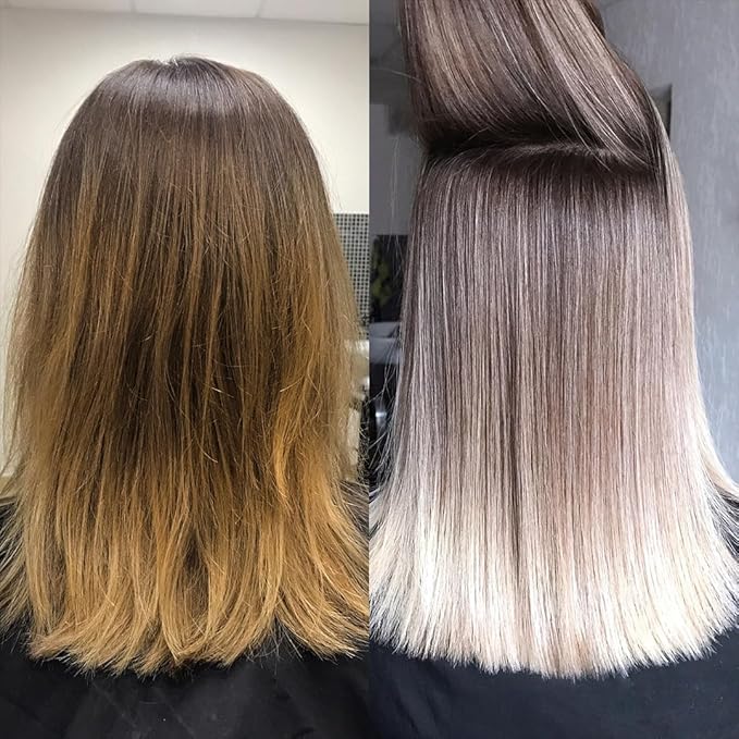 HAIR BAR NYC 20 Volume - Blond Plex Anti-Yellow Porfessional Lightening System for Charcoal Hair Bleach - Violet Developer with Plex, Reduce Brassy, Eliminates Orange Tones 33.8oz/1lt