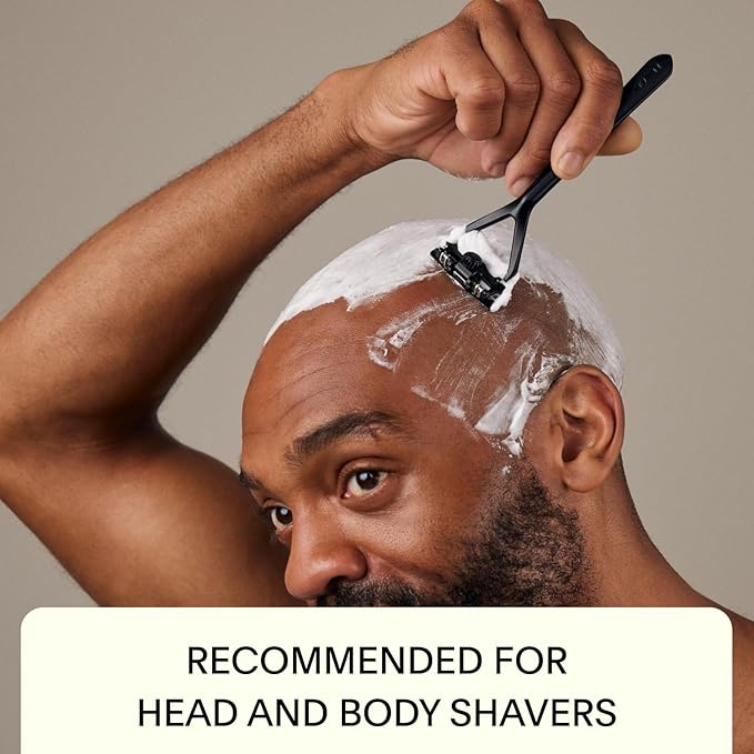 Leaf Shave | Leaf Razor, All-Metal Safety Shaver with Pivoting Head & Adjustable Blade Loading, Includes 10 Stainless Steel Single-Edge Blades, Compatible with Standard Safety Razor Blades - Black