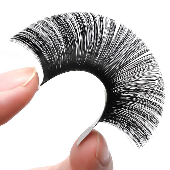 Mega Volume Lash Extensions 0.03-0.10mm C D CC DD L Curl 8-30mm Length Easy Fan Volume Lashes Self Fanning Eyelash Extensions 2D-20D (0.03-CC, 9-17mm Mix)