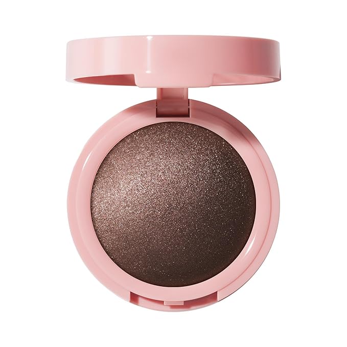 e.l.f. Halo Glow Silky Powder Highlighter, Long-Lasting Luminous Face Finish, Cake-Resistant With Micro-Shimmer, Vegan & Cruelty-Free, Bronzed Baddie