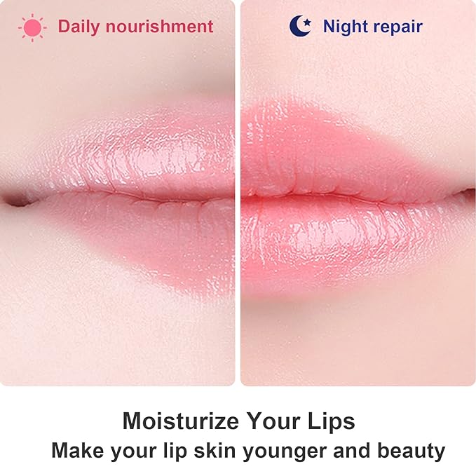 Permotary 28 PCS Collagen Lip Mask Crystal Lip Care Gel Pads for Moisturizing & Reducing Chapped, Smoothing Fine Lines-Mouth Patches for Firms & Hydrate and Plump