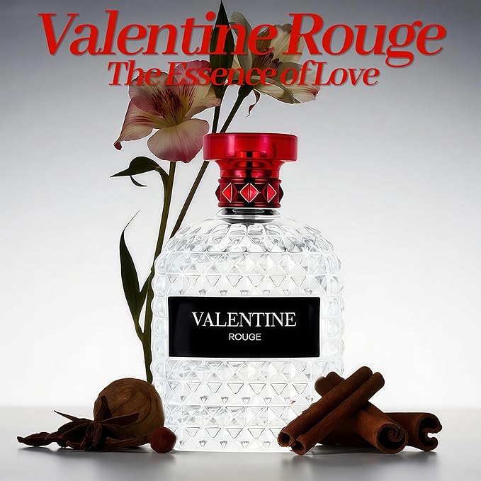 A CENTER Valiant Rouge Perfume for Women, Floral Notes Eau de Parfum Spray Casual Daily Cologne 3.4 Fluid Ounce/100Ml Women Fragrance Daytime & Casual Use, for all Skin Types