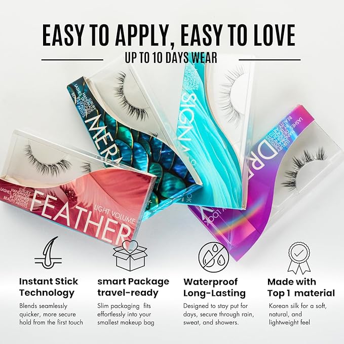 GAZELLE Luxury Natural Lash Clusters, Soft Korean Silk PBT Fibers, DIY Cluster Eyelash Extensions, Comfortable Wear, Lasts 10 Days – The secret – 14mm