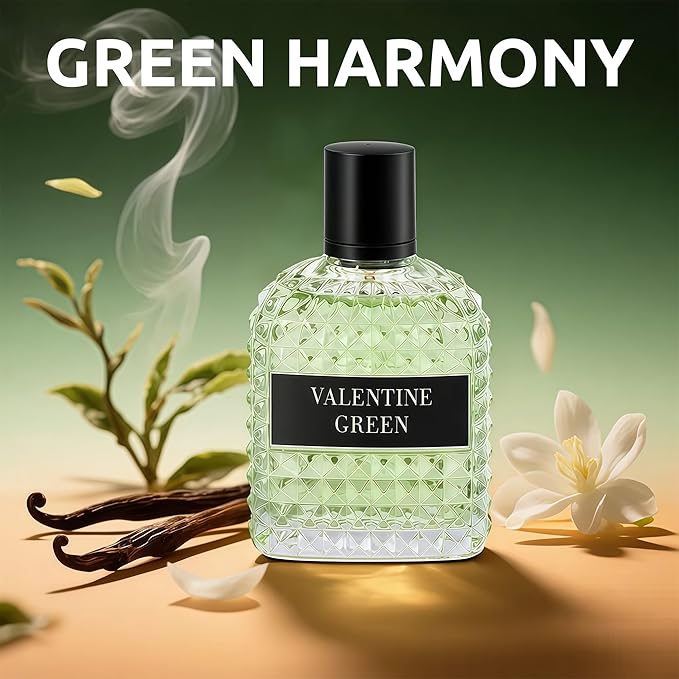 A CENTER Valentine Green Perfume for Women, Floral Notes Eau de Parfum Spray Casual Daily Cologne 3.4 Fluid Ounce/100Ml Women Fragrance Daytime & Casual Use, for all Skin Types