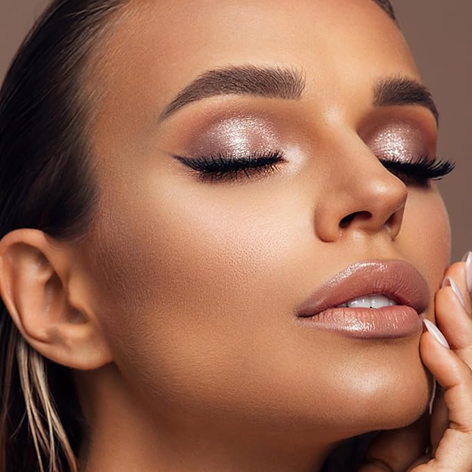 Boobeen Nude Eyeshadow Palette - Matte and Shimmer Makeup, Highly Pigmented Creamy Eye Shadow Powder, Create a Neutral Eye Look, Long Wearing