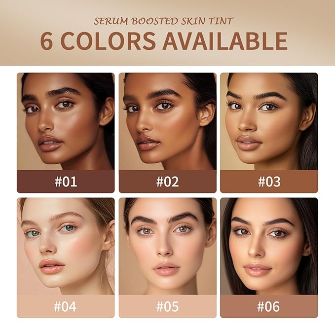 Beauty Balm Serum Boosted Skin Tint Stick – Face Tint Balm Foundation with Serum Benefits, Buildable Hydrating Coverage, Moisturizing Concealer Stick for Glowing Skin & Flawless Finish (4#, 1)
