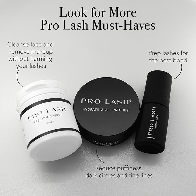 Pro Lash SoftWear Mini Lash Clusters Kit - Seamless, Lightweight Lashes - 7-Day Cluster Eyelash Extensions - False Eyelashes Plus Adhesive and Tweezers - Mega Volume No. 03 Black