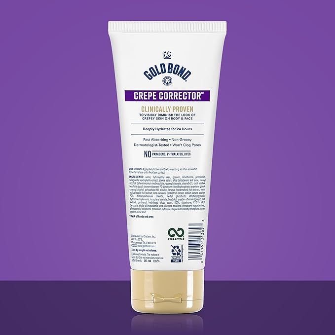 Gold Bond Age Renew Crepe Corrector Body Lotion, Replenishing & Smoothing Formula, Crepe Corrector Body Lotion, 8 oz
