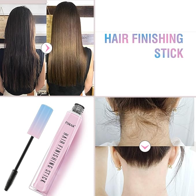 SUOFEIYA Hair Finishing Stick 3 Pack, Flyaway Feel Stick Hair, Small Broken Hairs Finishing Cream, Non-Greasy and Non-Sticky